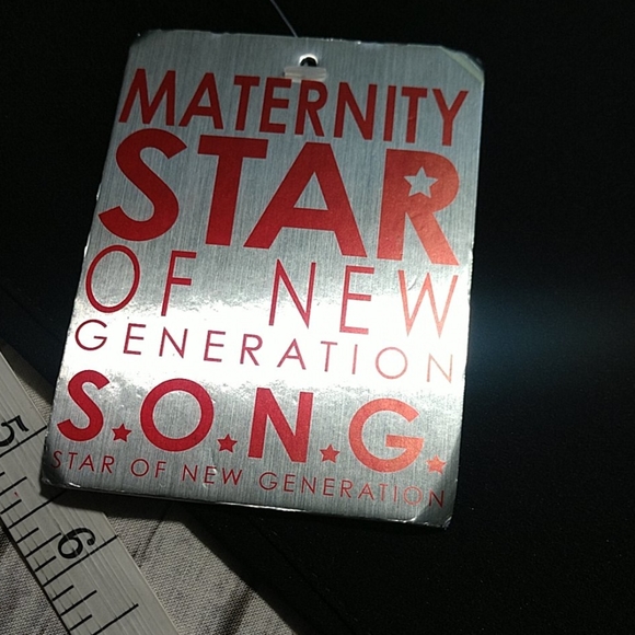 NWT S.O.N.G. Black Straight Leg Maternity Pants - Picture 7 of 10